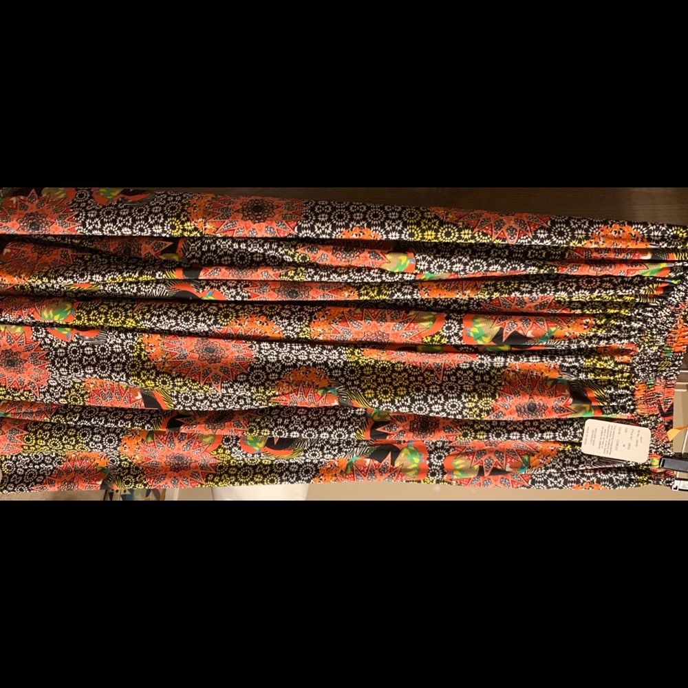 African print maxi skirt